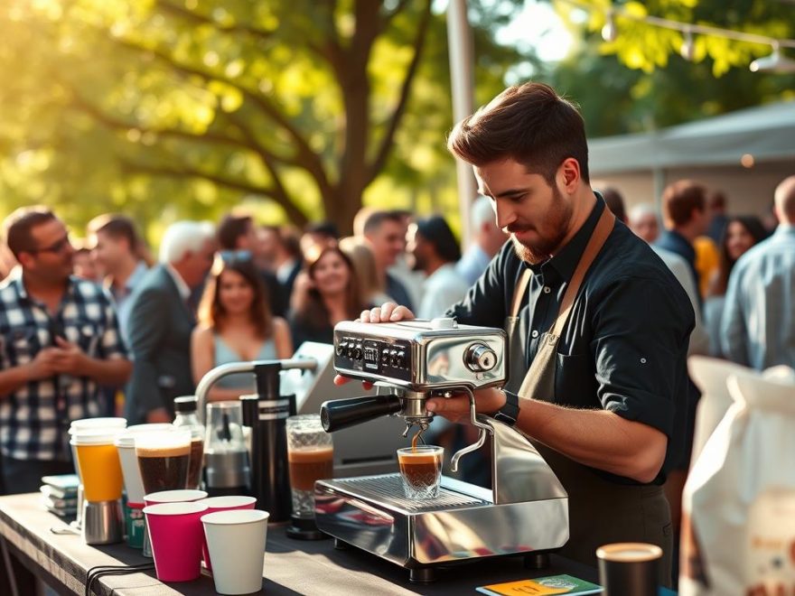 Dette koster en profesjonell barista til eventer