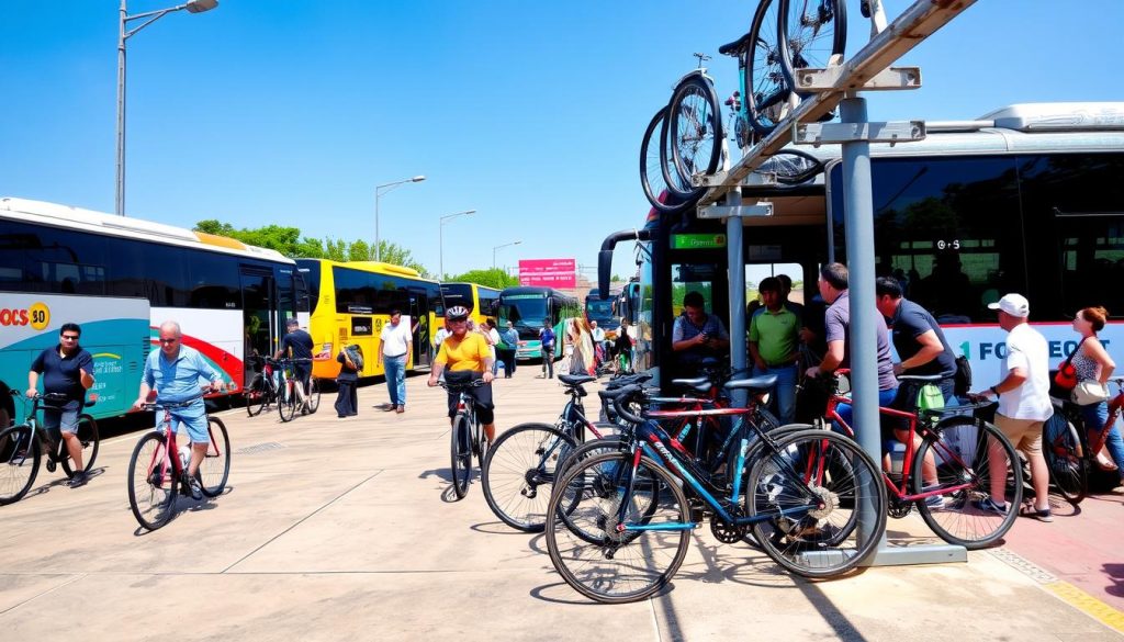 Sykkeltransport på buss