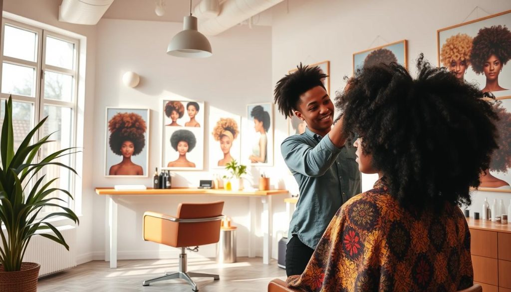 Afro hårstyling i norske byer