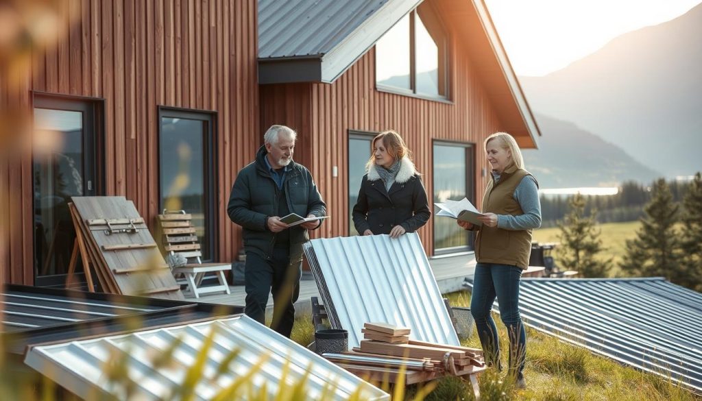 Aluminiumstak leverandører i Norge