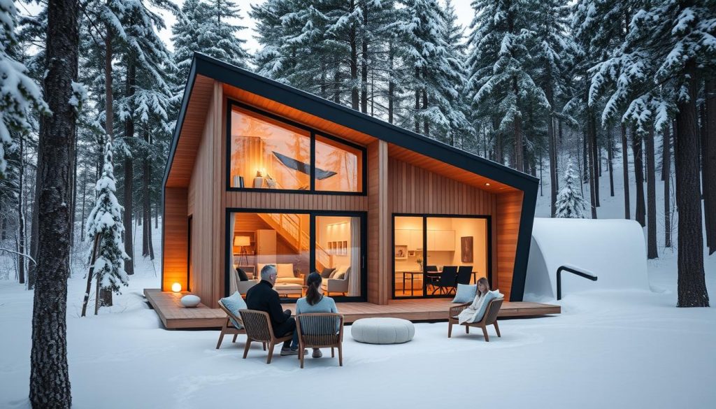 Arkitekttegnet hytte design