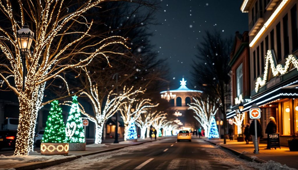 Effektiv julebelysningsinspirasjon