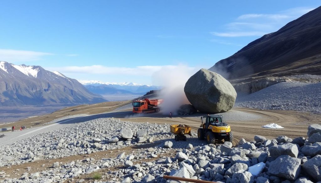 Fjellsprengning og bergfjerning i Norge