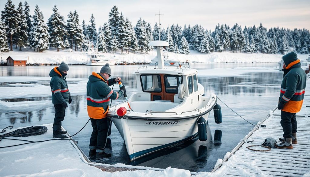 Antifrost behandling priser for båt