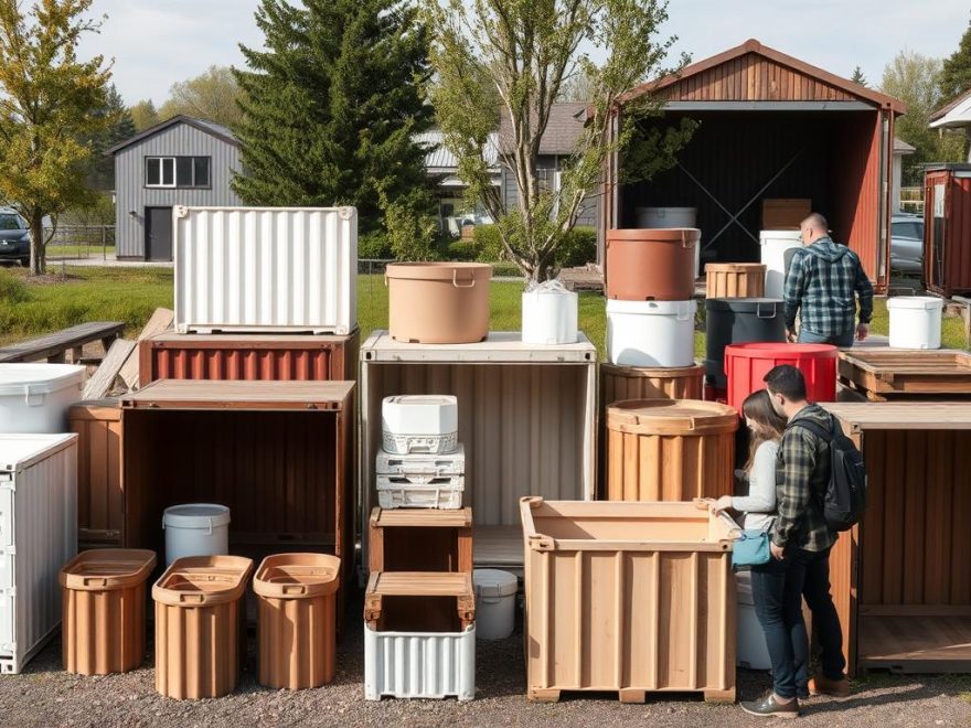 Åpne, lukkede og spesialcontainere