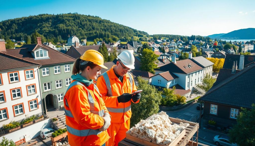 Asbesthåndtering i norske byer