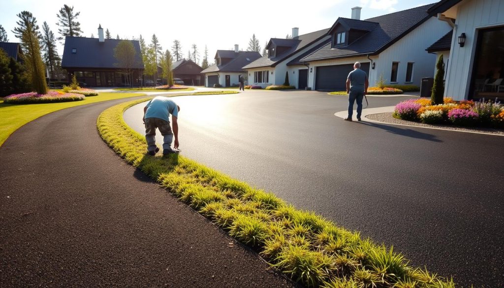 Asfalt gårdsplass tjenester