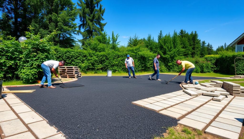 Asfalt og belegningsstein oppgradering