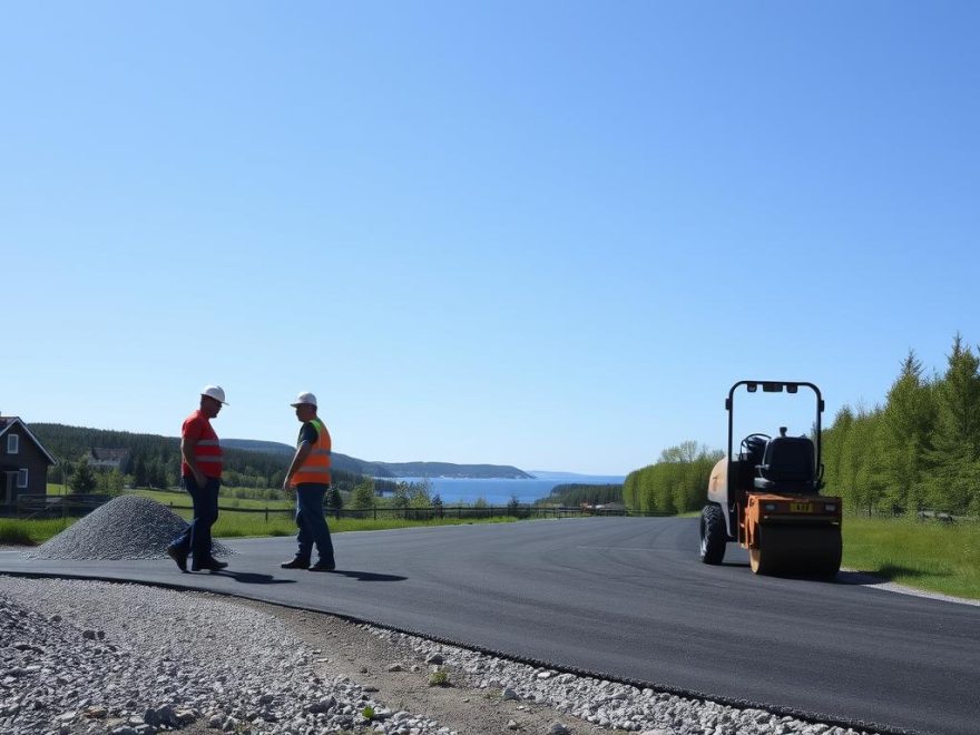 Asfaltering og grusarbeid