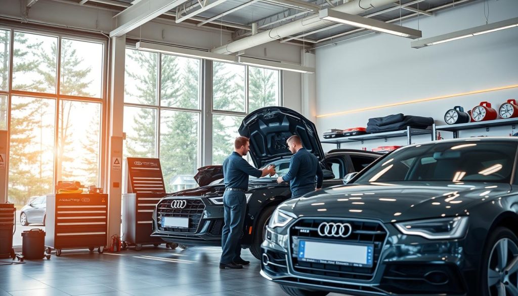 Audi verksted prisfaktorer