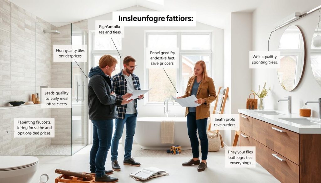 Baderomsrenovering pris faktorer