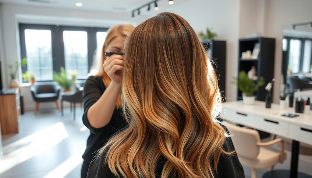 Balayage hårfarge teknikk