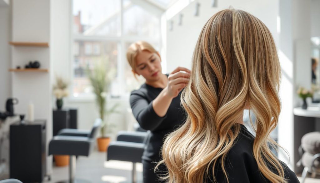 Balayage hårfarging teknikk