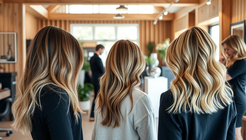 Balayage hårstiler i Norge