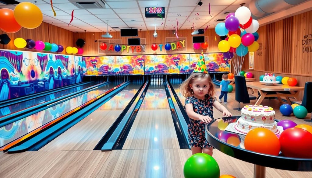 Barnebursdag på bowlinghall