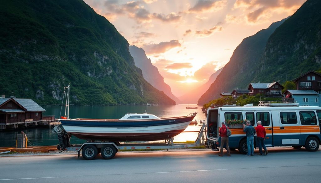 Båthenger transport i Norge