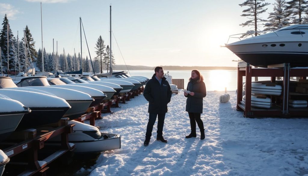 Båtopplag vinter leverandør