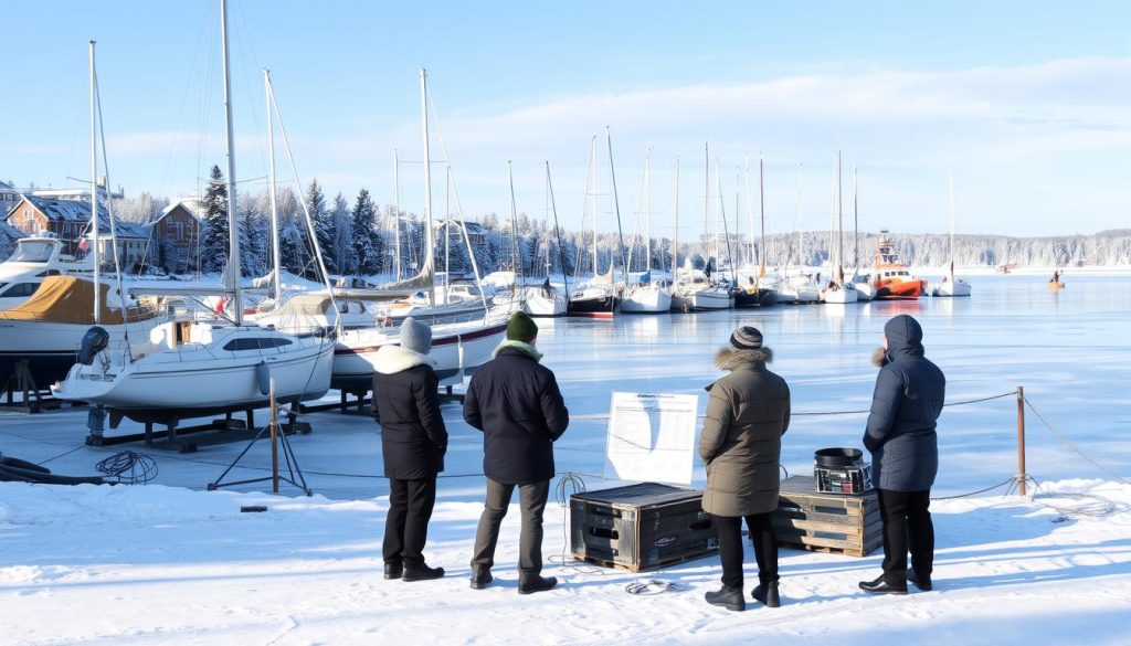 Båtopplag vinterpris faktorer