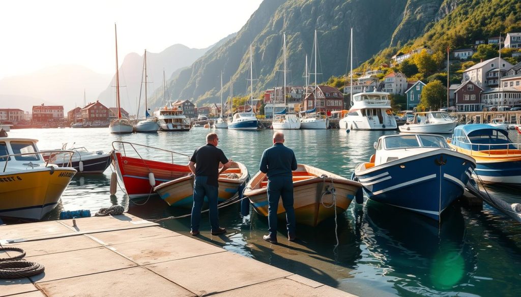 Båtpolering i norske byer