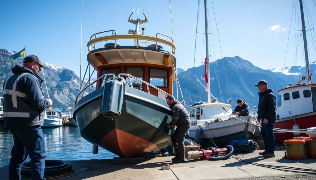 Båtreparatør lokalisering i Norge