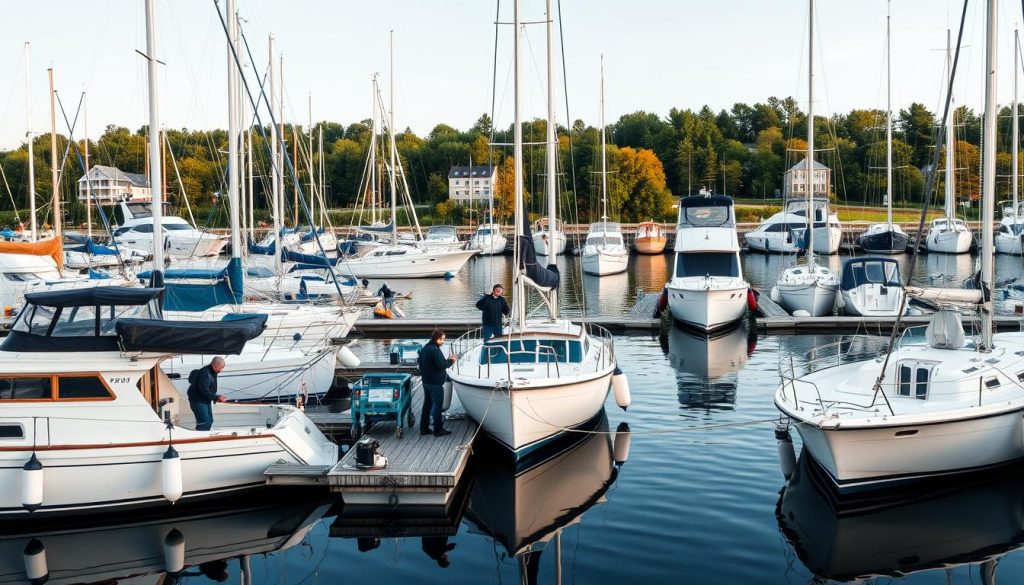 Båtservice og marinatjenester