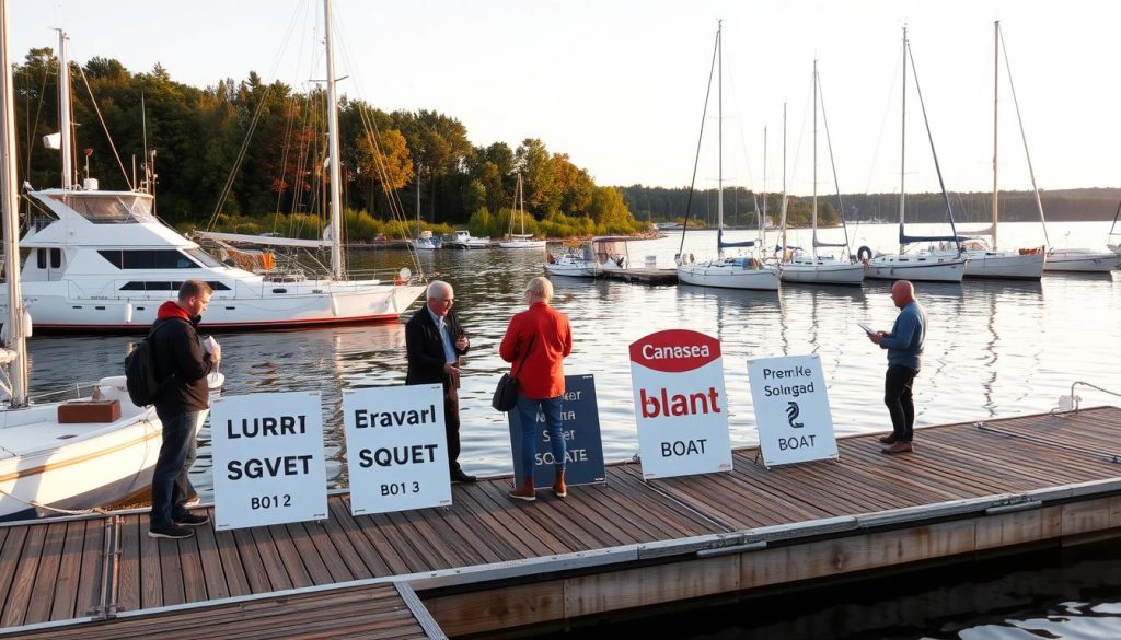 Båtskilt leverandørvalg