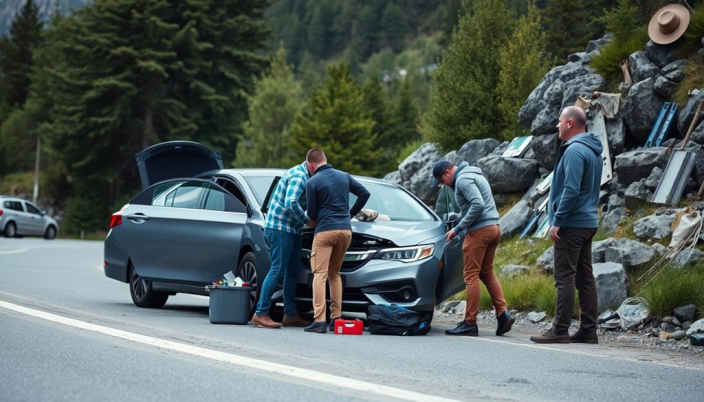 Batteriskift og veihjelp