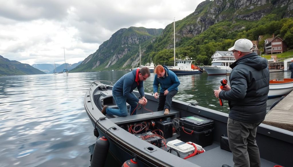 Batterisystem vedlikehold båt