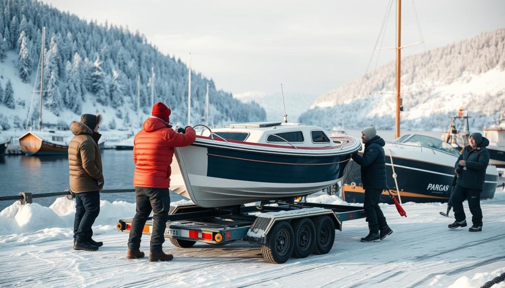 Båttransport vinterlagring tips