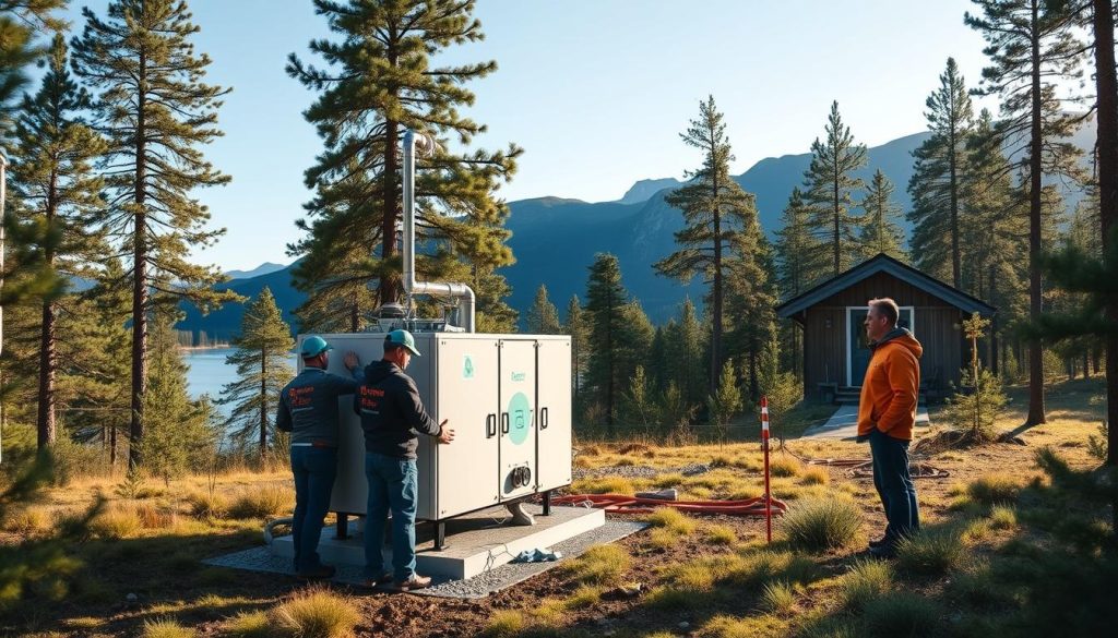 Bergvarmepumpe installasjon i Norge