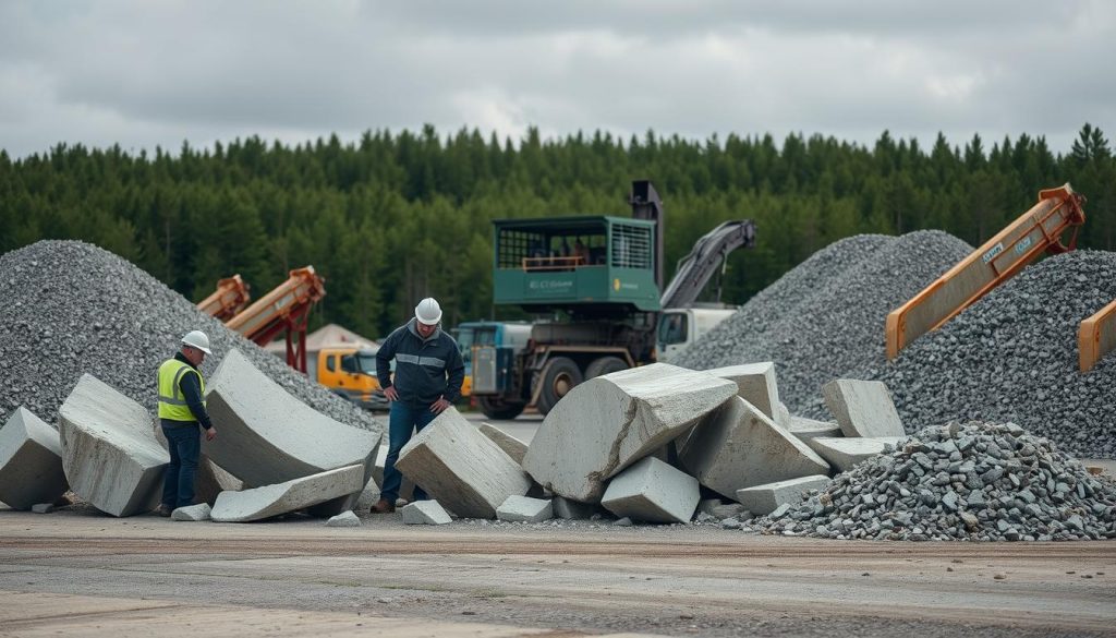 Betonggjenvinning utfordringer