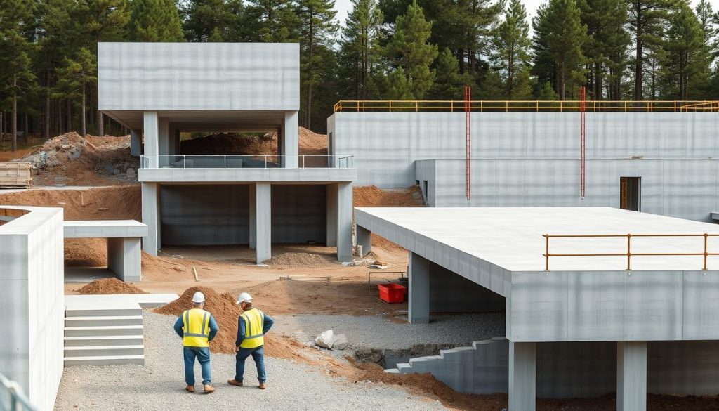 Betongkonstruksjon bruksområder