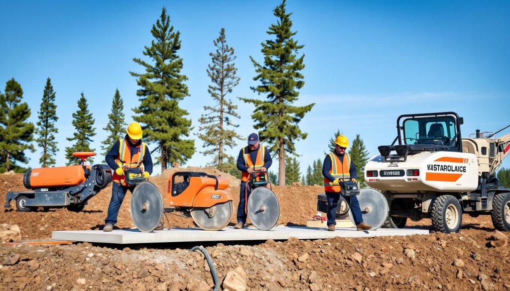 Betongsaging lokale tjenester