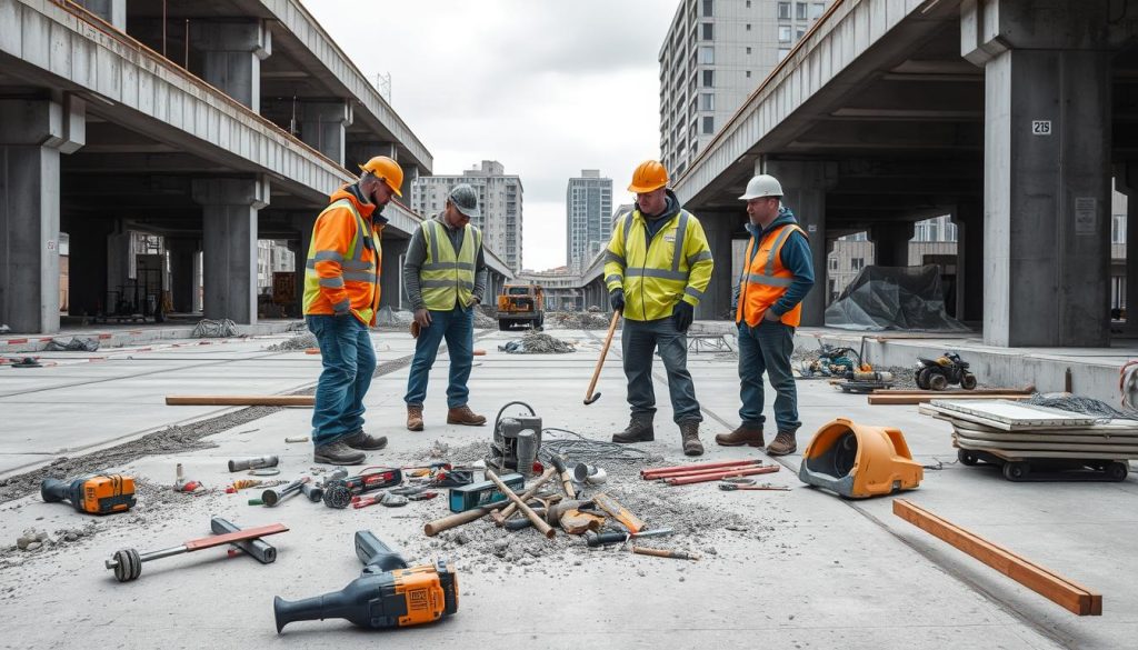 Betongsaging rømningsfaktorer