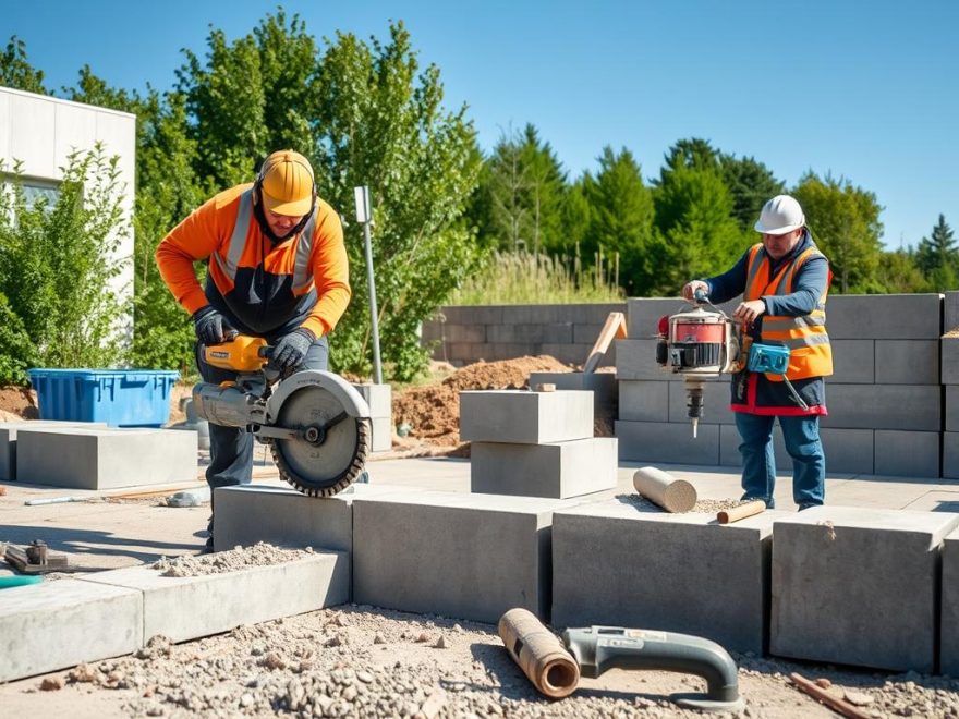 Betongskjæring og kjerneboring