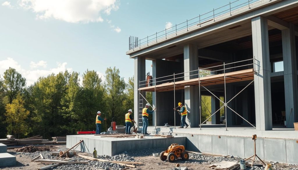 Betongstøp tilbud og forskaling kostnad