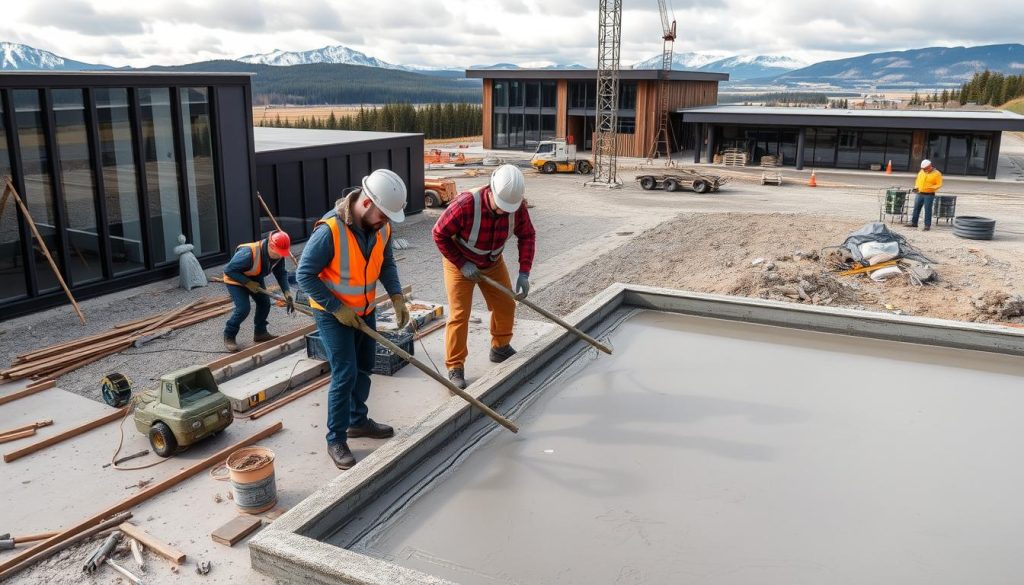 Betongstøping og tjenester