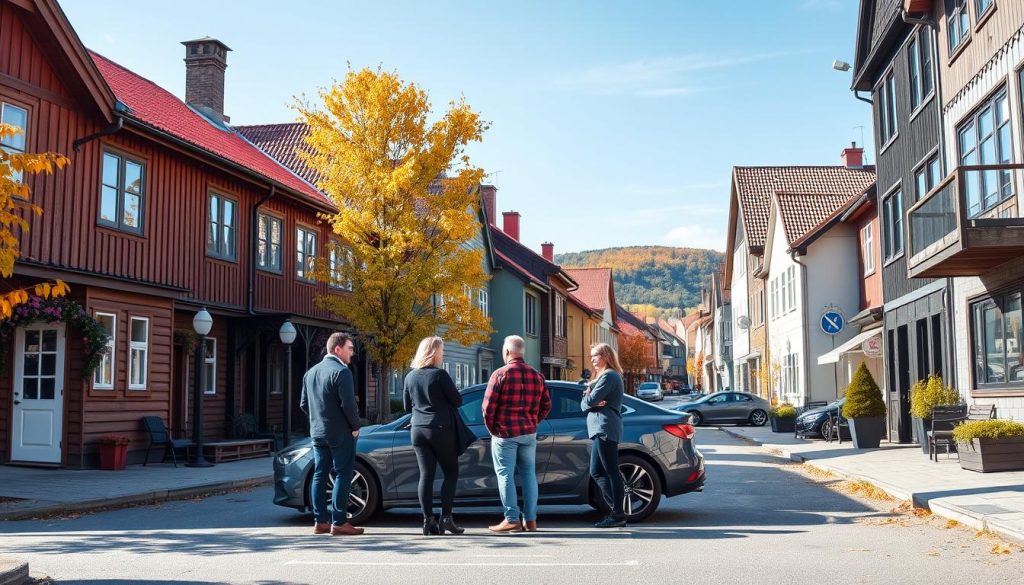 Bilforsikring priser i norske byer