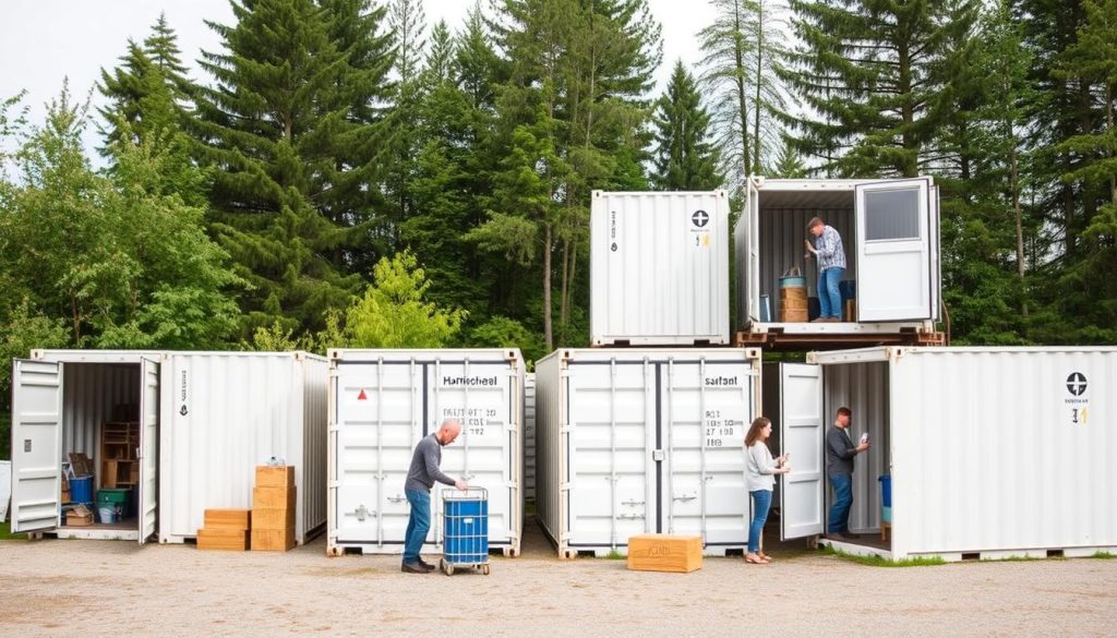 Billig containerutleie bruksområder