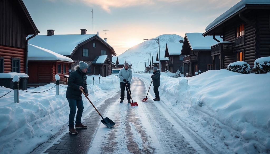 Billig snørydding i Norge