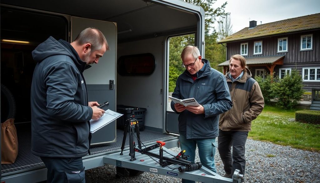 Biltilhenger sikkerhetskontroll