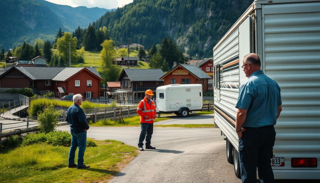 Biltilhengerkontrollør i norske byer