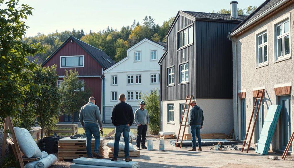 Blåse inn isolasjon i norske byer