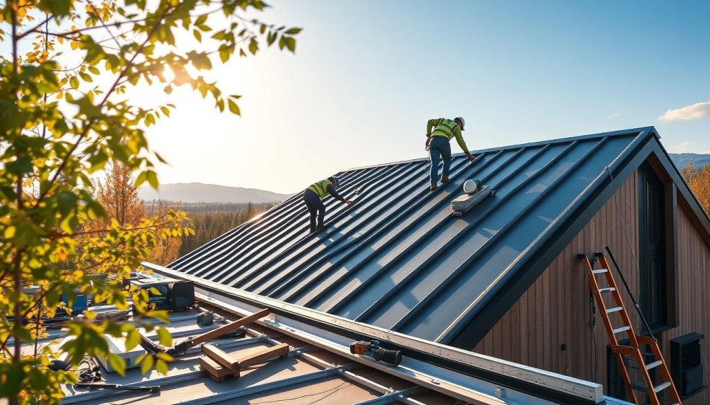 Blikkenslager tjenester ved nybygg og renovering