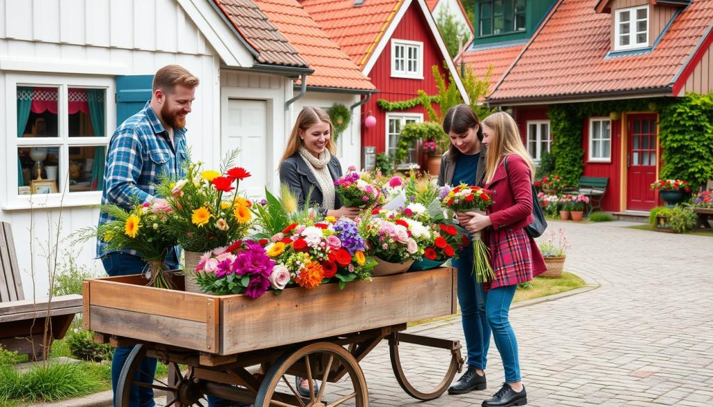 Blomster utkjøring tjenester