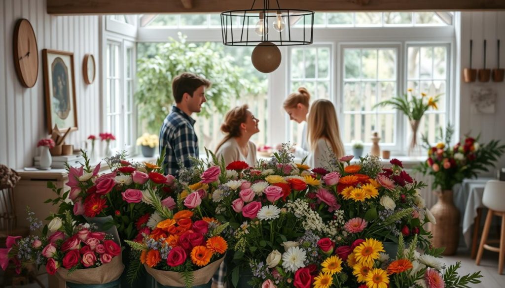 Blomsterbukett levering for forskjellige anledninger