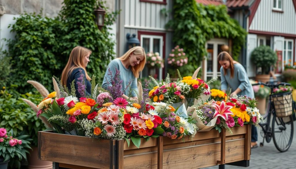 Blomsterbukett levering tips