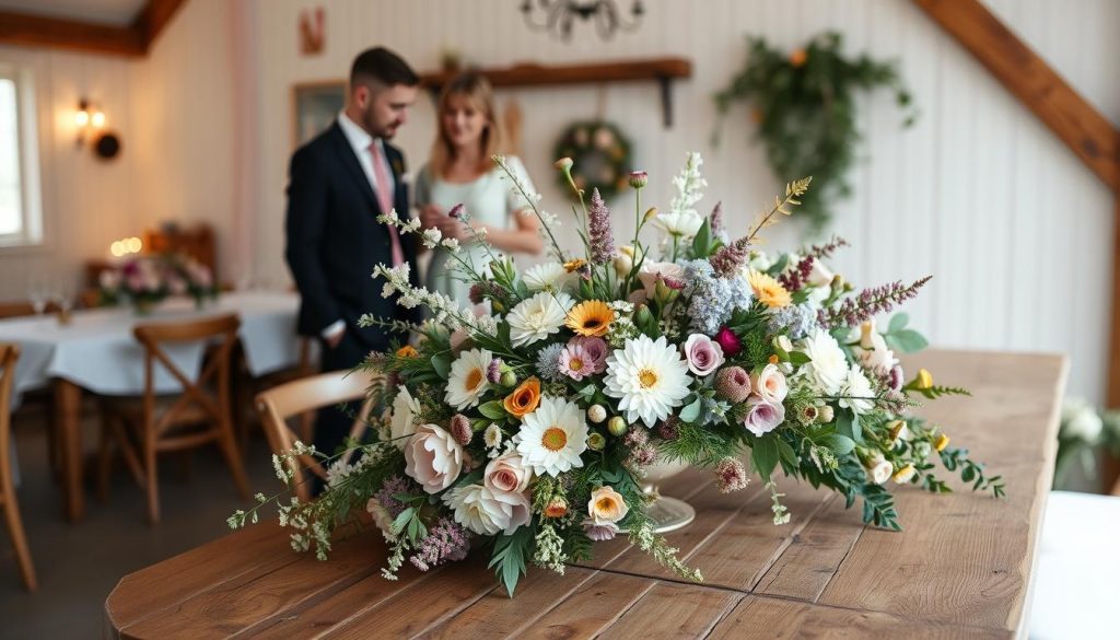 Blomsterdekorasjon for forskjellige arrangementer