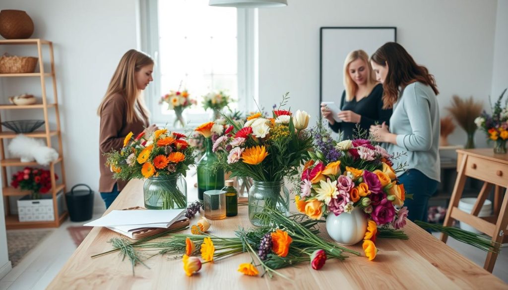 Blomsterdekorasjon planlegging