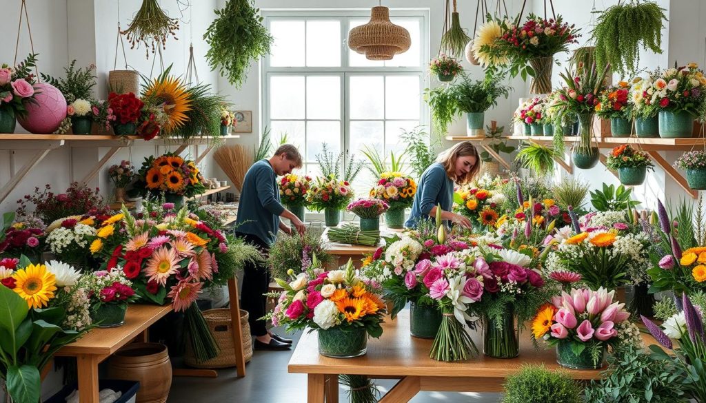 Blomsterdekorasjon priseksempler